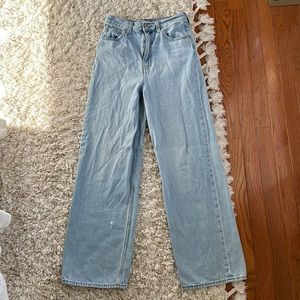 LEVI’S High Loose High Rise Wide Leg Jeans Light Wash